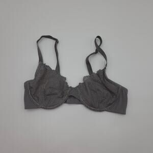The Little Bra Company Marissa Lace Bra in Silver Grey Size 30C